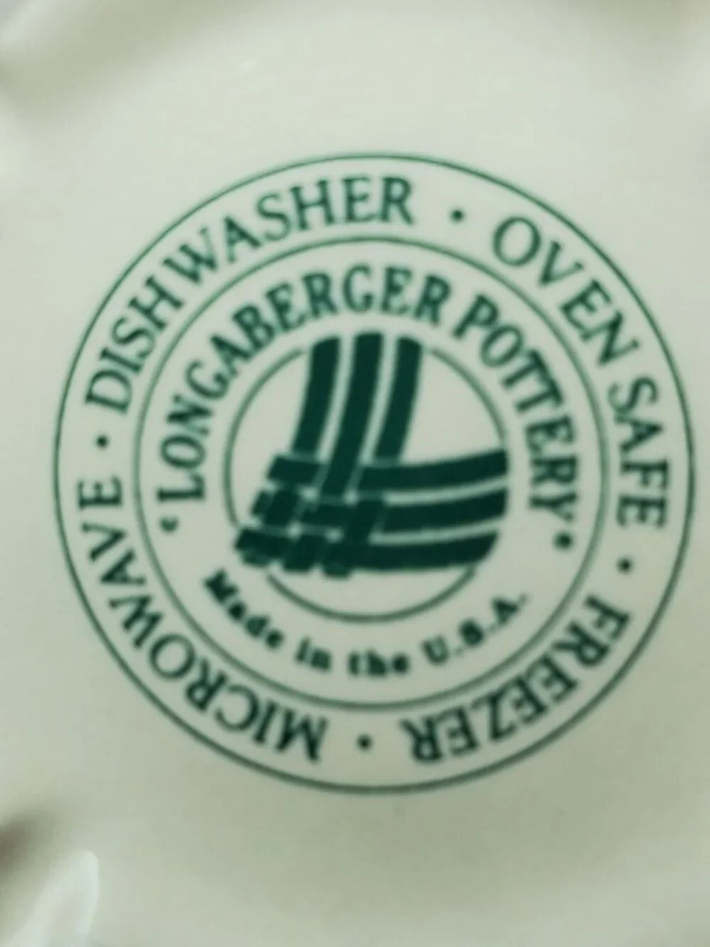 Longaberger Woven Traditions Heritage Green Condiment Crocks Spice Jars